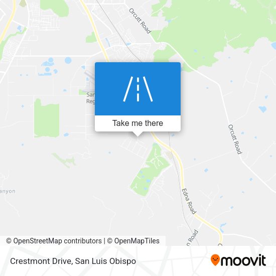 Crestmont Drive map
