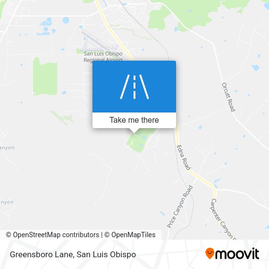 Greensboro Lane map