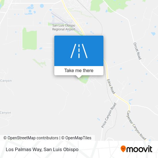 Mapa de Los Palmas Way