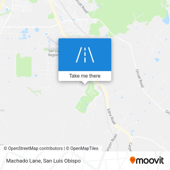 Machado Lane map