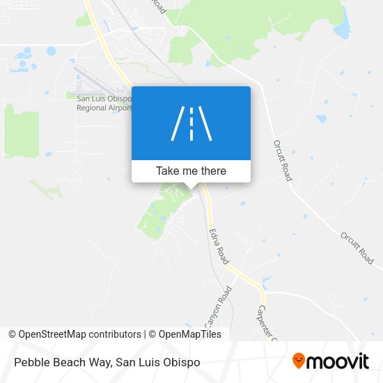 Mapa de Pebble Beach Way