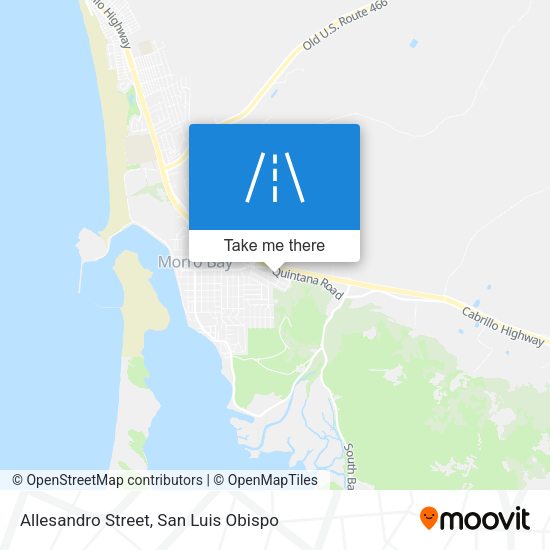Mapa de Allesandro Street