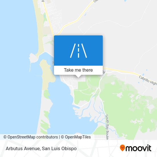 Arbutus Avenue map