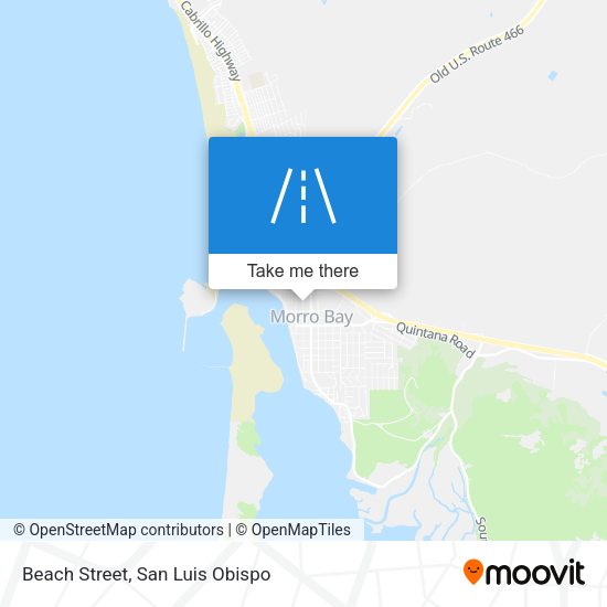 Beach Street map