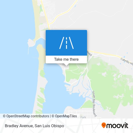 Bradley Avenue map