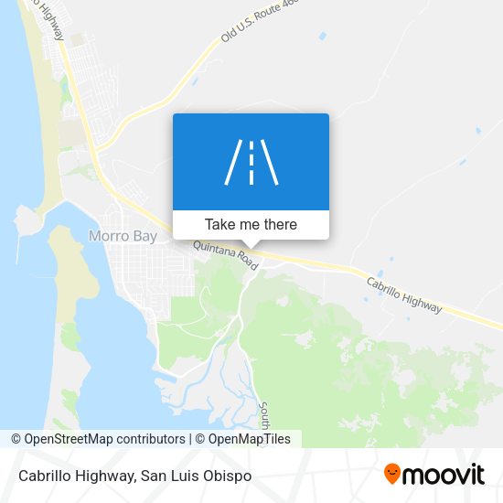 Cabrillo Highway map