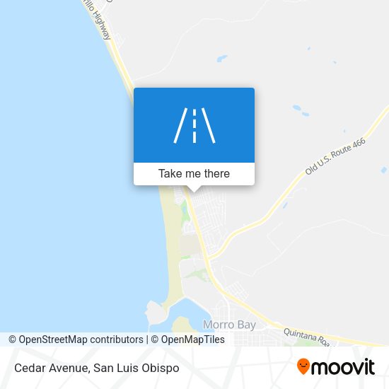 Cedar Avenue map