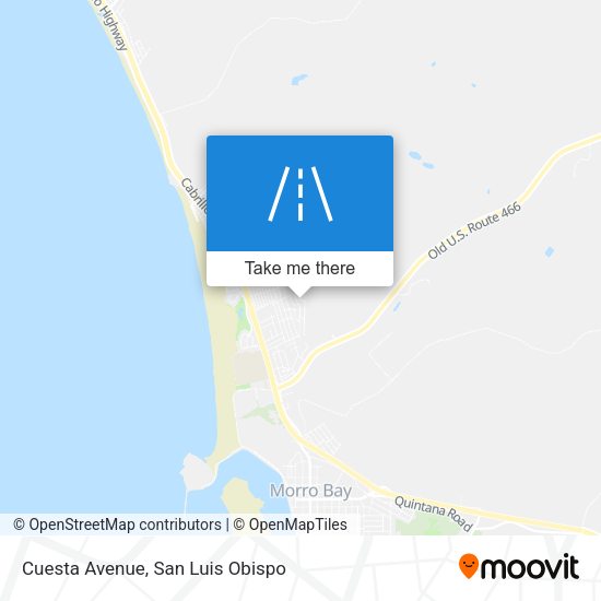 Cuesta Avenue map
