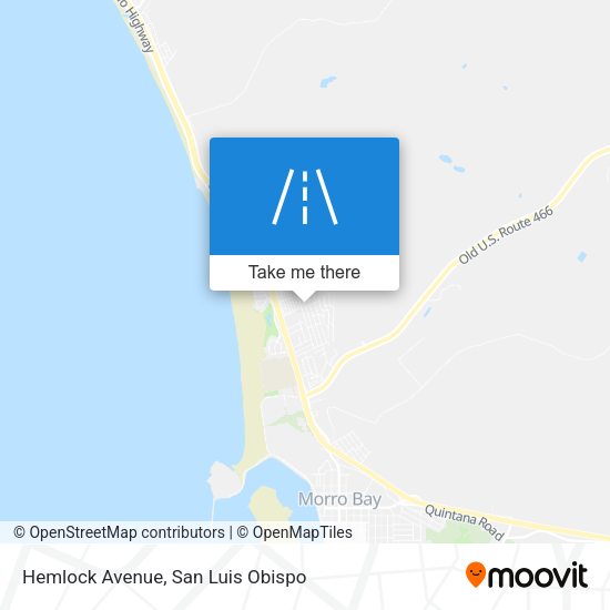 Mapa de Hemlock Avenue