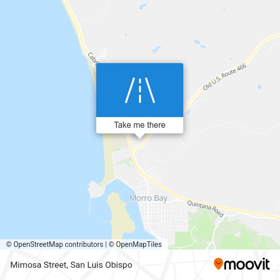 Mimosa Street map