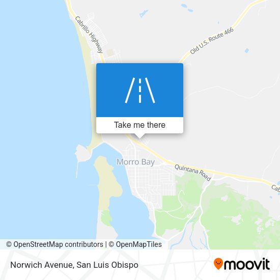 Norwich Avenue map