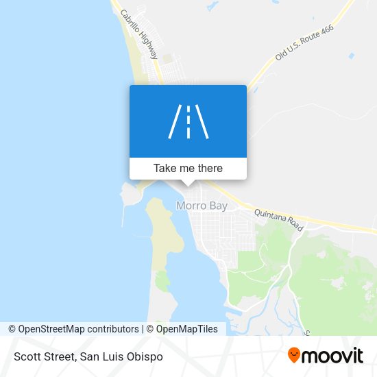 Scott Street map
