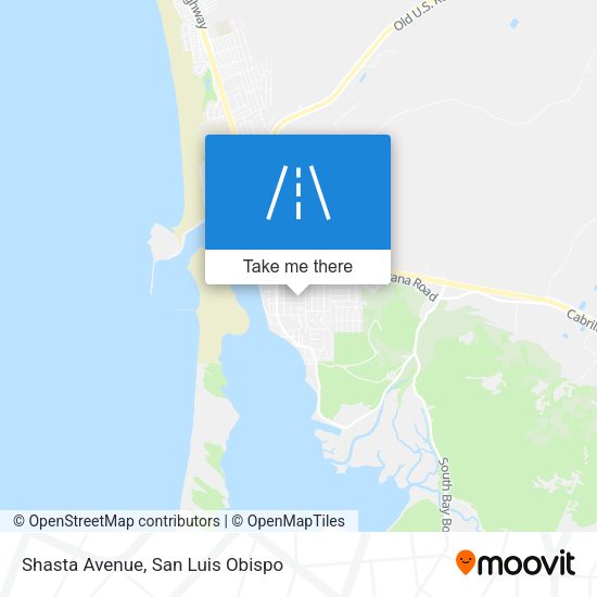 Mapa de Shasta Avenue