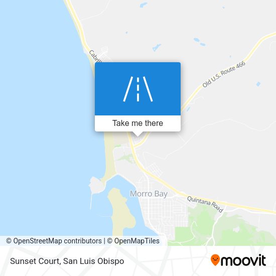 Sunset Court map
