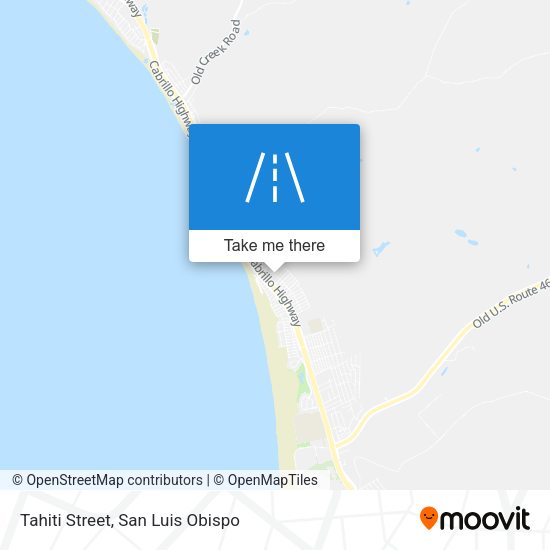 Tahiti Street map