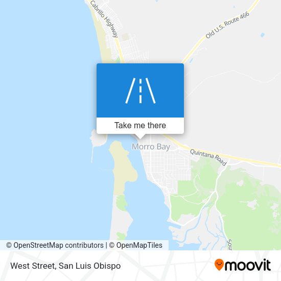 West Street map