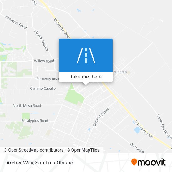 Mapa de Archer Way
