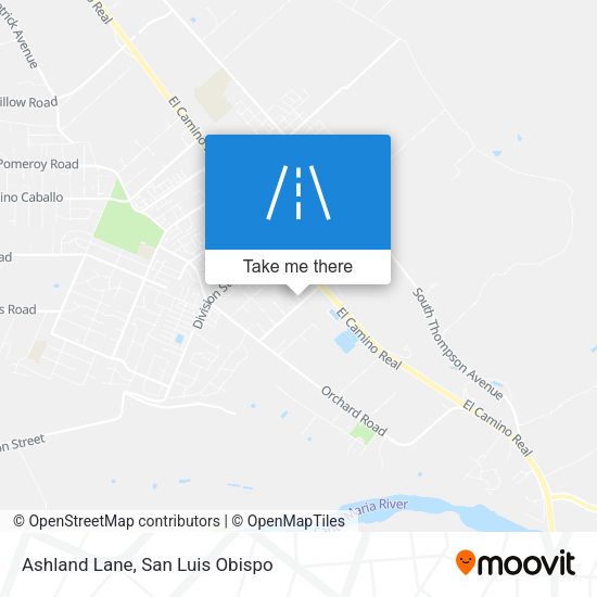 Mapa de Ashland Lane