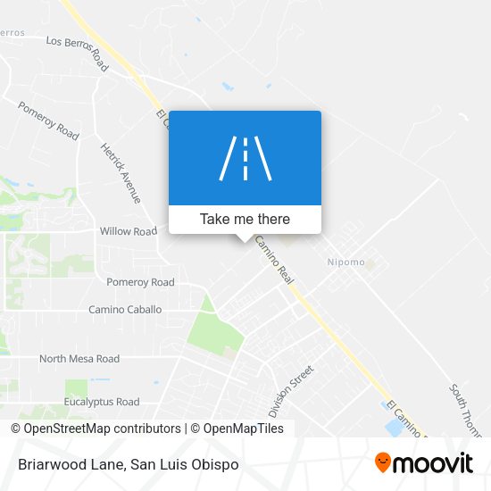 Mapa de Briarwood Lane