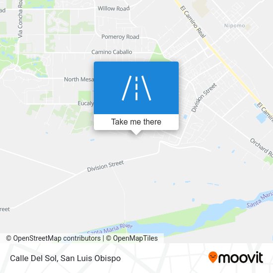 Mapa de Calle Del Sol