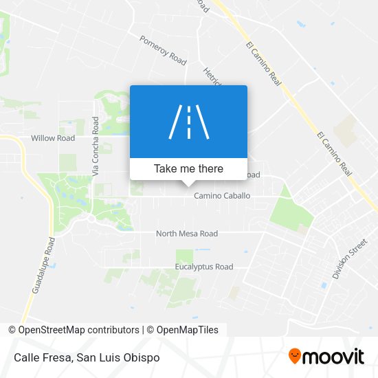 Calle Fresa map