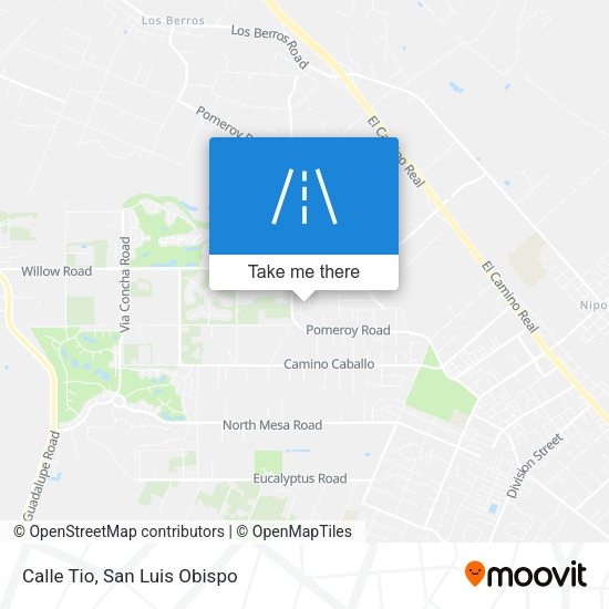 Calle Tio map