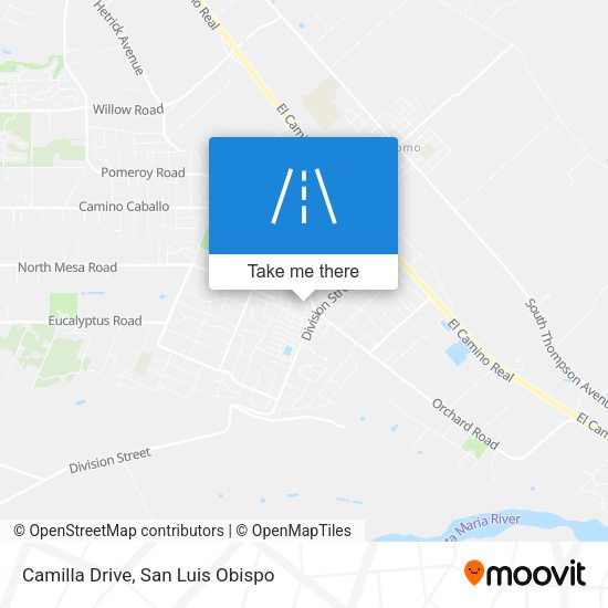 Camilla Drive map