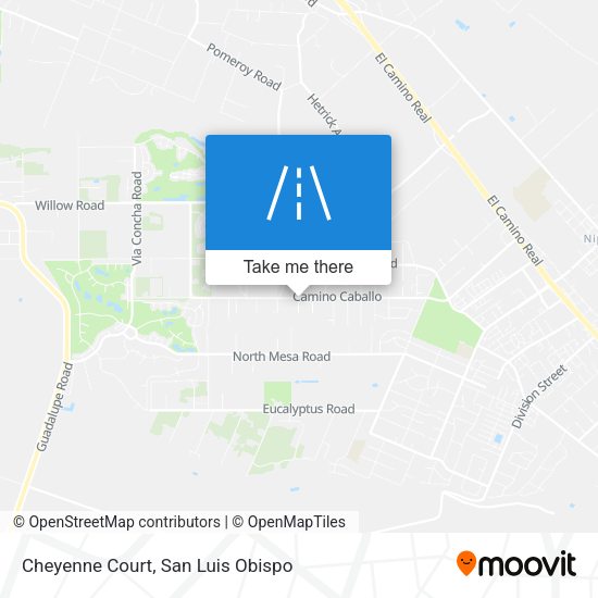 Cheyenne Court map