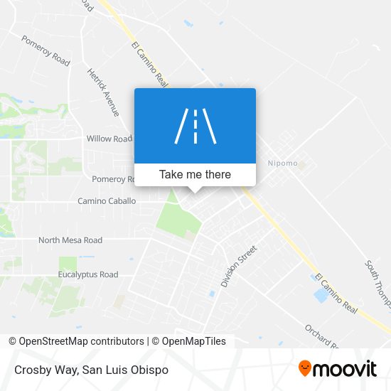 Crosby Way map