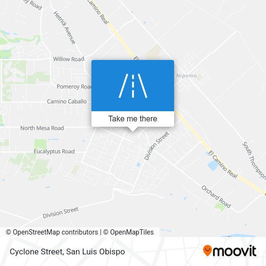 Mapa de Cyclone Street