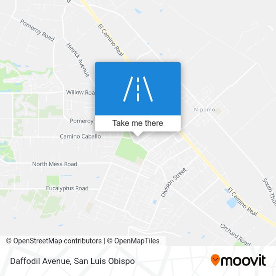 Daffodil Avenue map