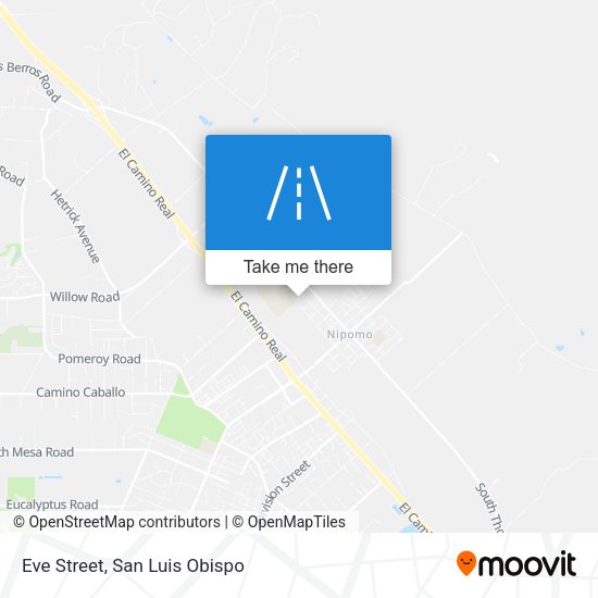 Mapa de Eve Street