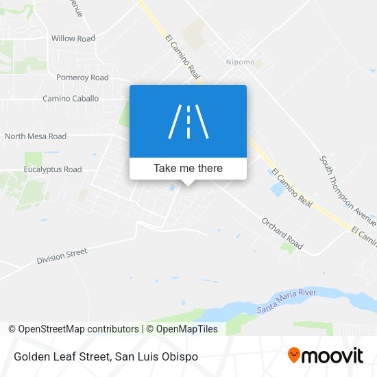 Golden Leaf Street map