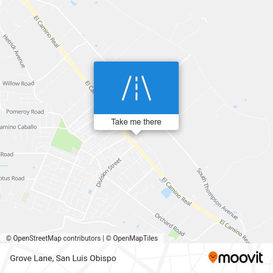 Grove Lane map