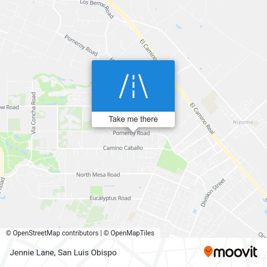 Mapa de Jennie Lane