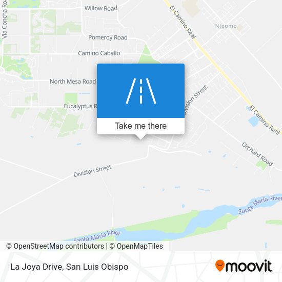 La Joya Drive map
