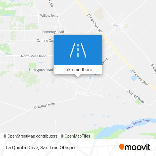 La Quinta Drive map