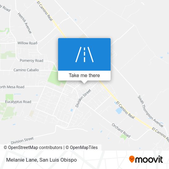 Mapa de Melanie Lane