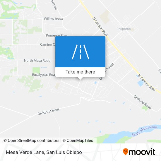 Mapa de Mesa Verde Lane