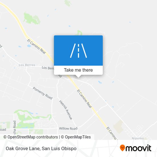Mapa de Oak Grove Lane