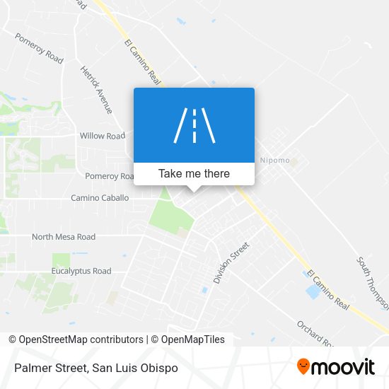 Palmer Street map