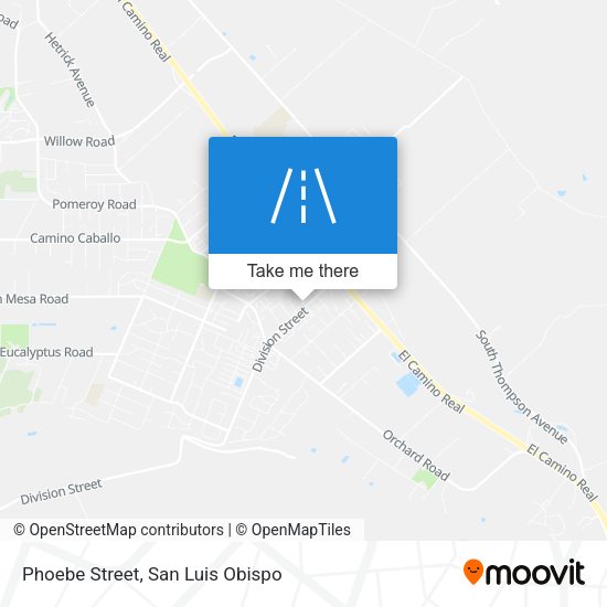 Phoebe Street map
