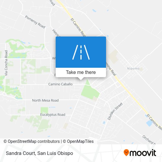 Sandra Court map