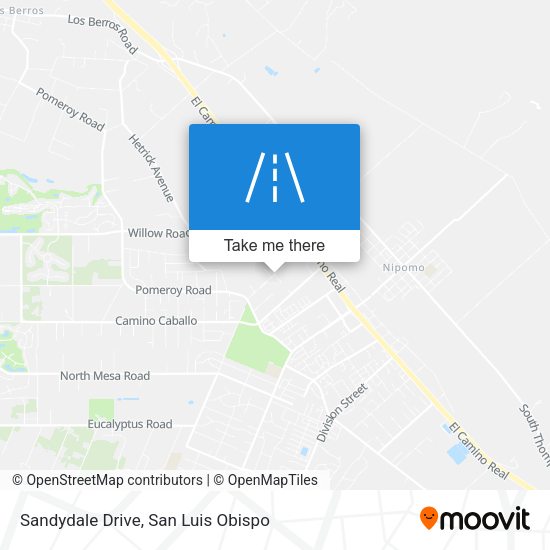Sandydale Drive map