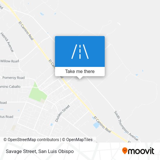 Savage Street map