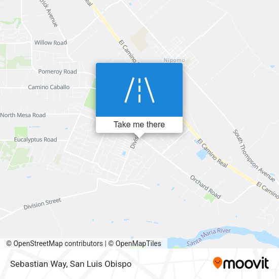 Sebastian Way map