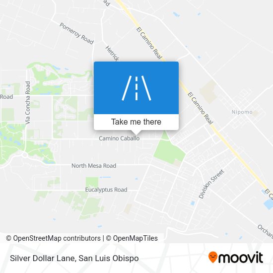 Silver Dollar Lane map