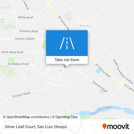 Silver Leaf Court map