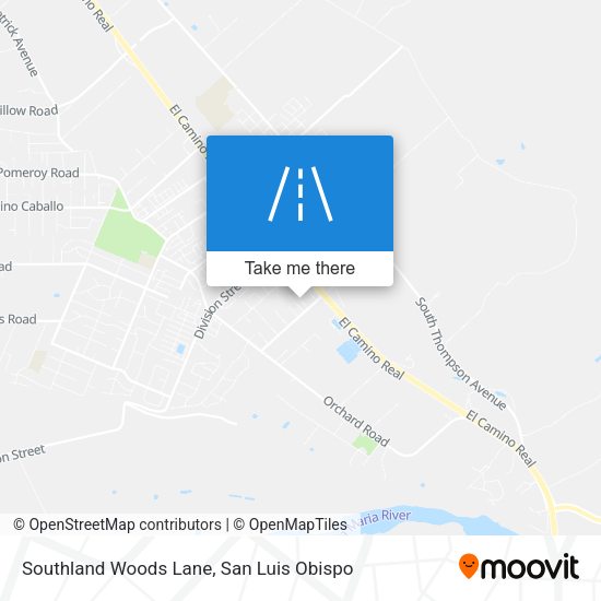 Southland Woods Lane map