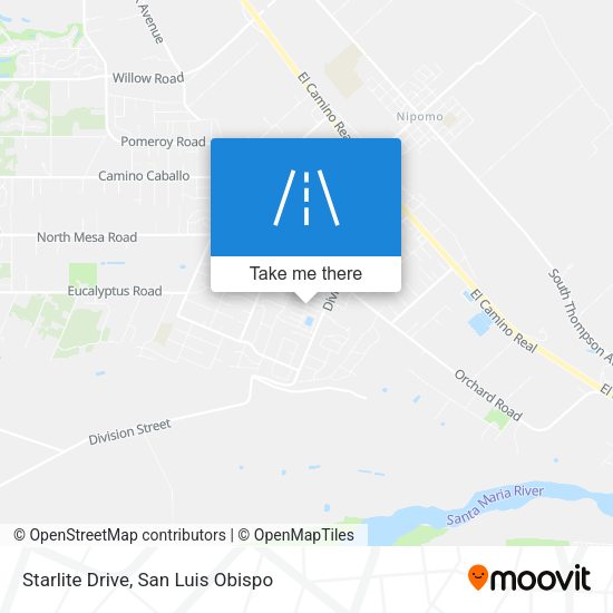Starlite Drive map